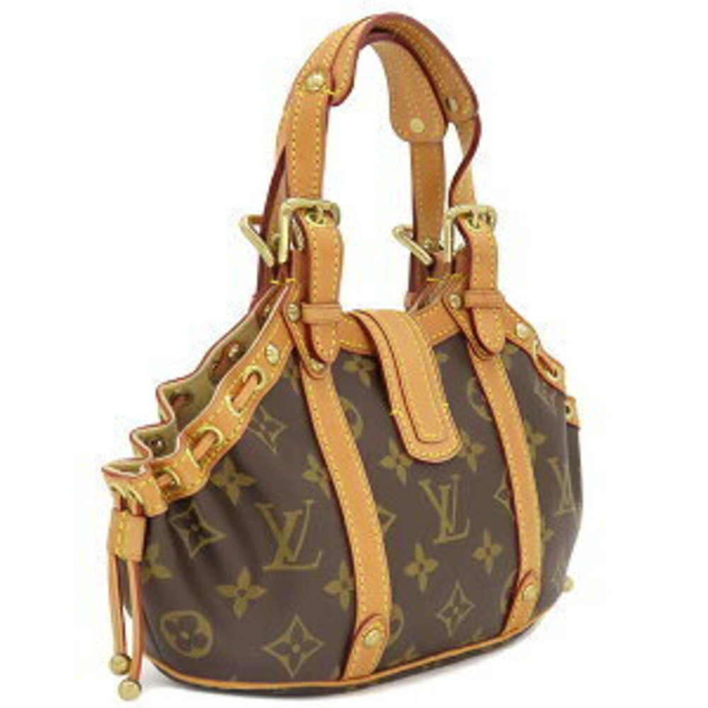 Louis Vuitton Handbag Monogram Theda Canvas Brown Bag